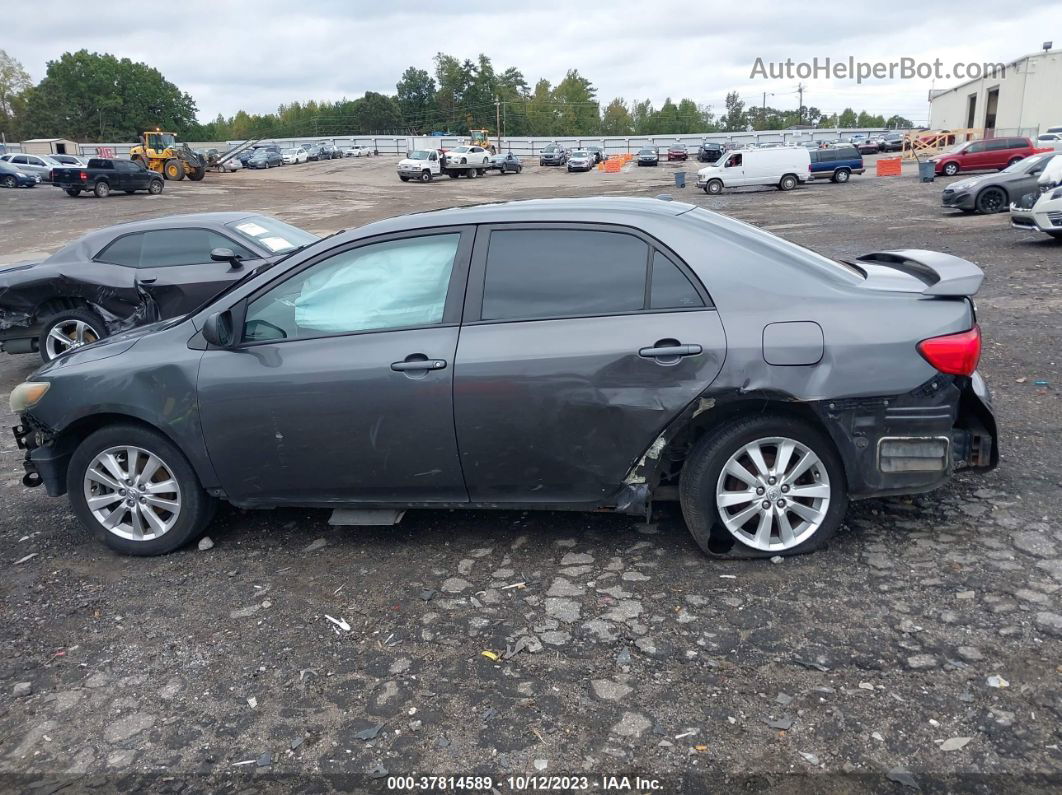 2010 Toyota Corolla S Gray vin: 2T1BU4EE6AC406333