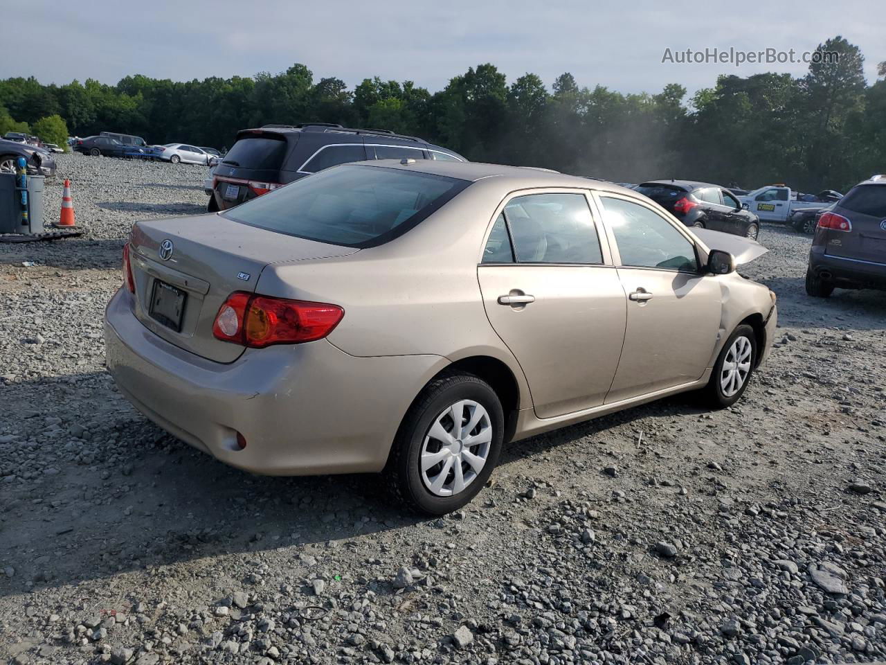 2010 Toyota Corolla Base Tan vin: 2T1BU4EE6AC431295