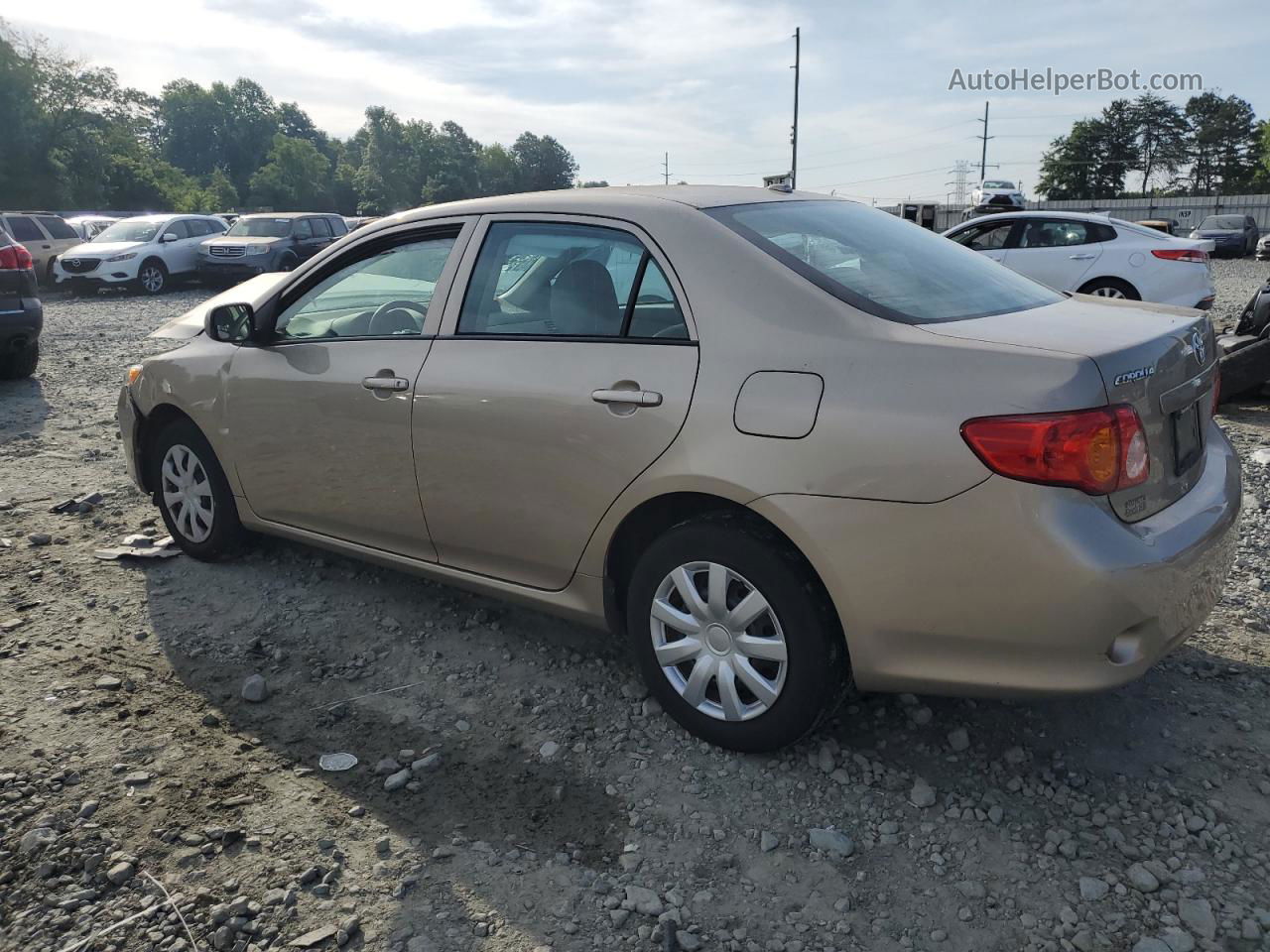 2010 Toyota Corolla Base Tan vin: 2T1BU4EE6AC431295