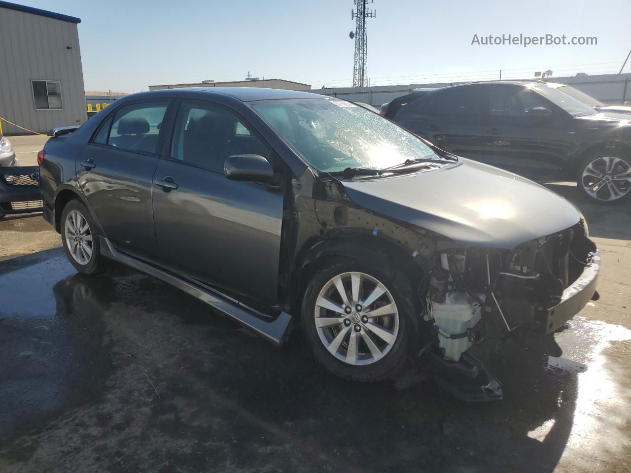 2010 Toyota Corolla Base Gray vin: 2T1BU4EE6AC458805