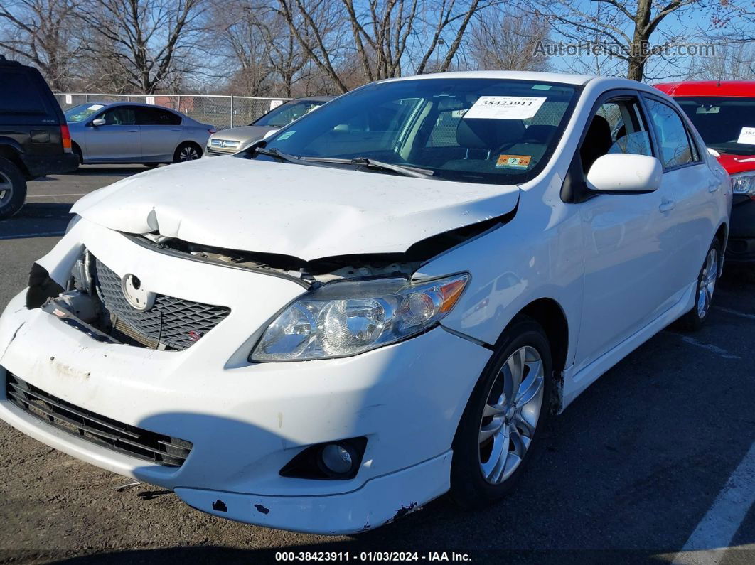 2010 Toyota Corolla S White vin: 2T1BU4EE6AC463065