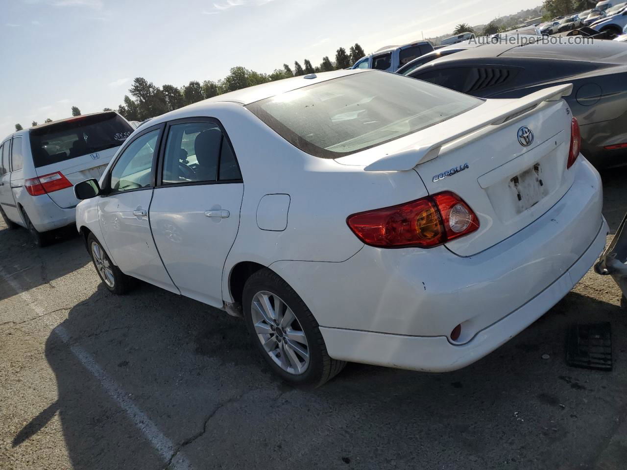 2010 Toyota Corolla Base White vin: 2T1BU4EE6AC469061