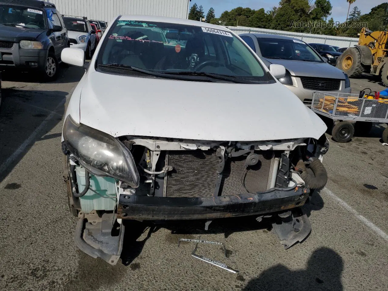 2010 Toyota Corolla Base White vin: 2T1BU4EE6AC469061