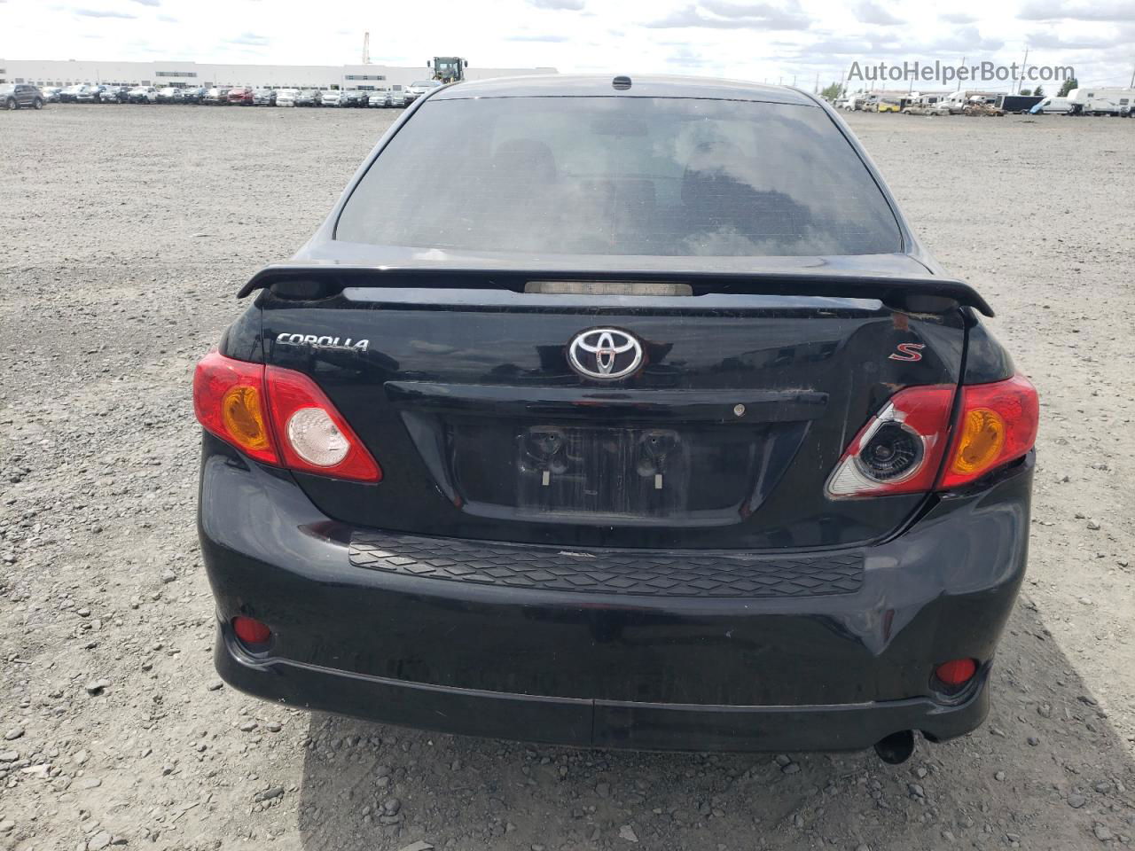 2010 Toyota Corolla Base Black vin: 2T1BU4EE6AC478648