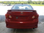 2010 Toyota Corolla Base Red vin: 2T1BU4EE6AC485826