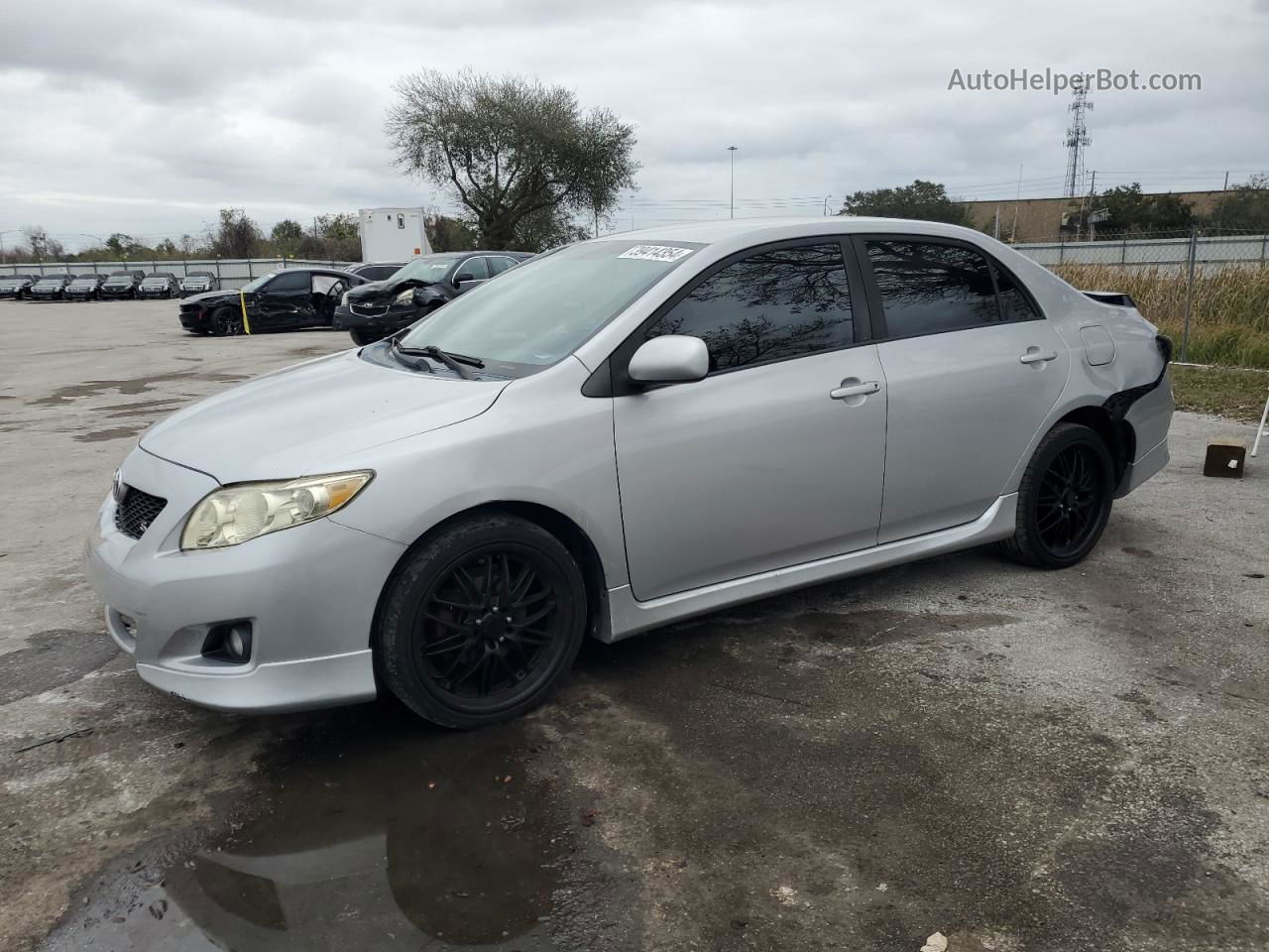 2010 Toyota Corolla Base Серебряный vin: 2T1BU4EE6AC490895