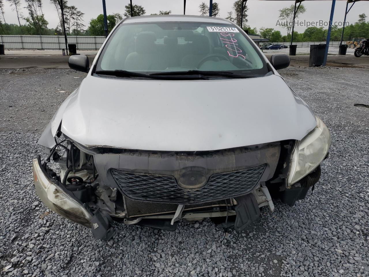 2010 Toyota Corolla Base Silver vin: 2T1BU4EE6AC501684