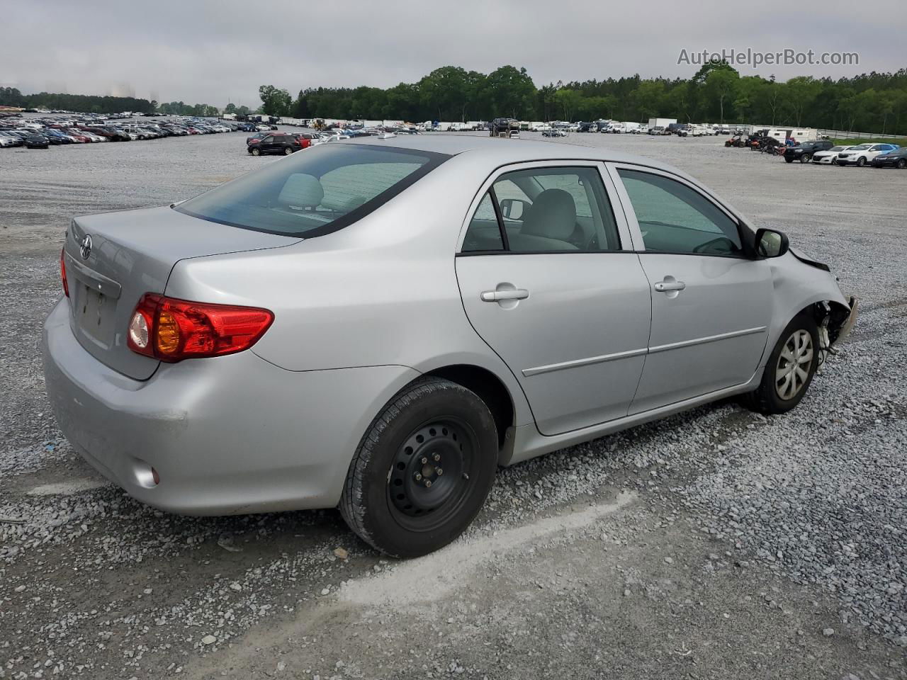 2010 Toyota Corolla Base Серебряный vin: 2T1BU4EE6AC501684