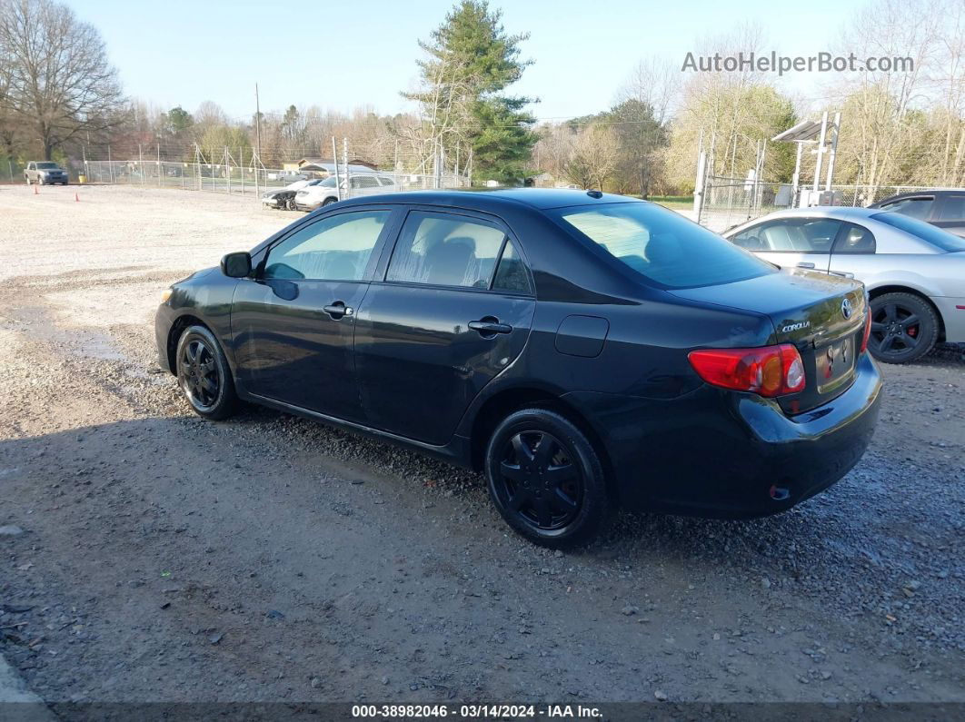 2010 Toyota Corolla Le Черный vin: 2T1BU4EE7AC191481