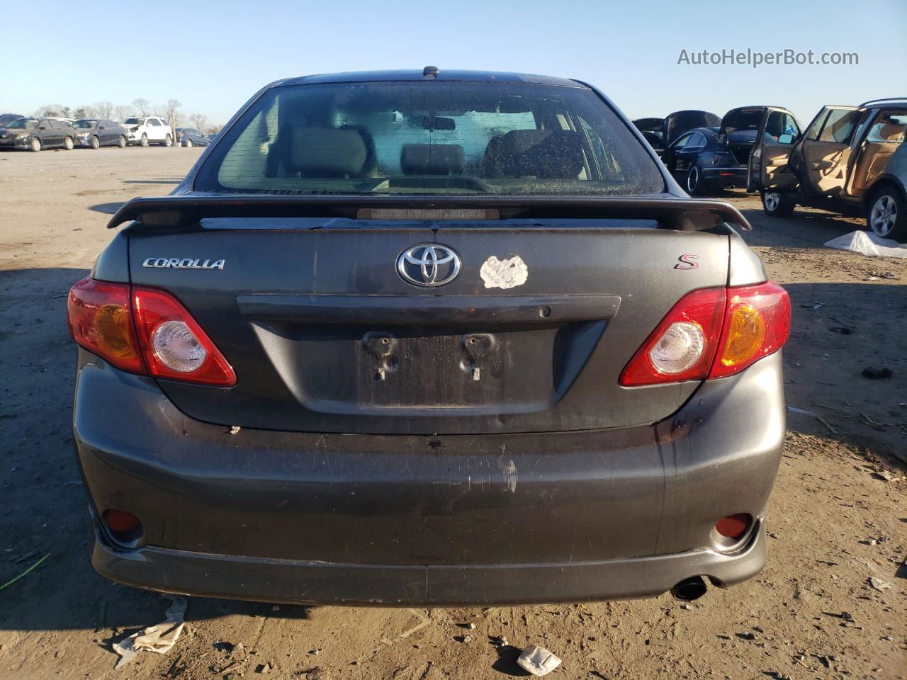 2010 Toyota Corolla Base Gray vin: 2T1BU4EE7AC197989