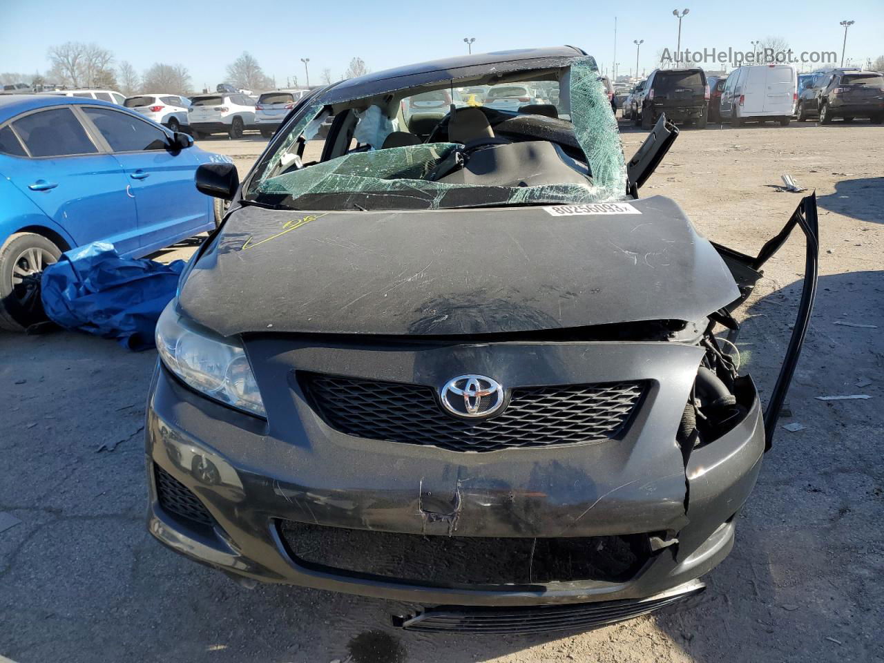 2010 Toyota Corolla Base Black vin: 2T1BU4EE7AC223524