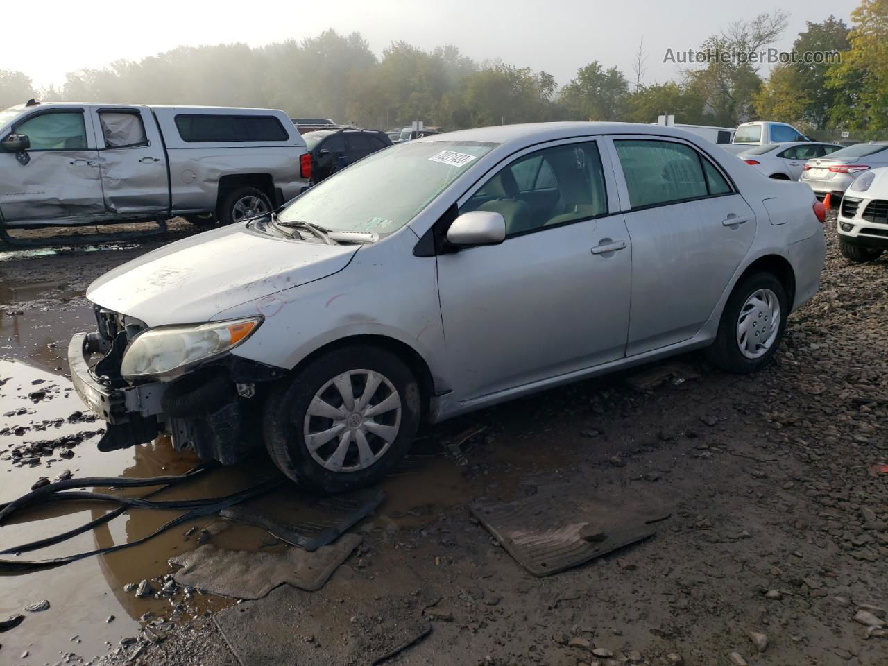 2010 Toyota Corolla Base Silver vin: 2T1BU4EE7AC306144