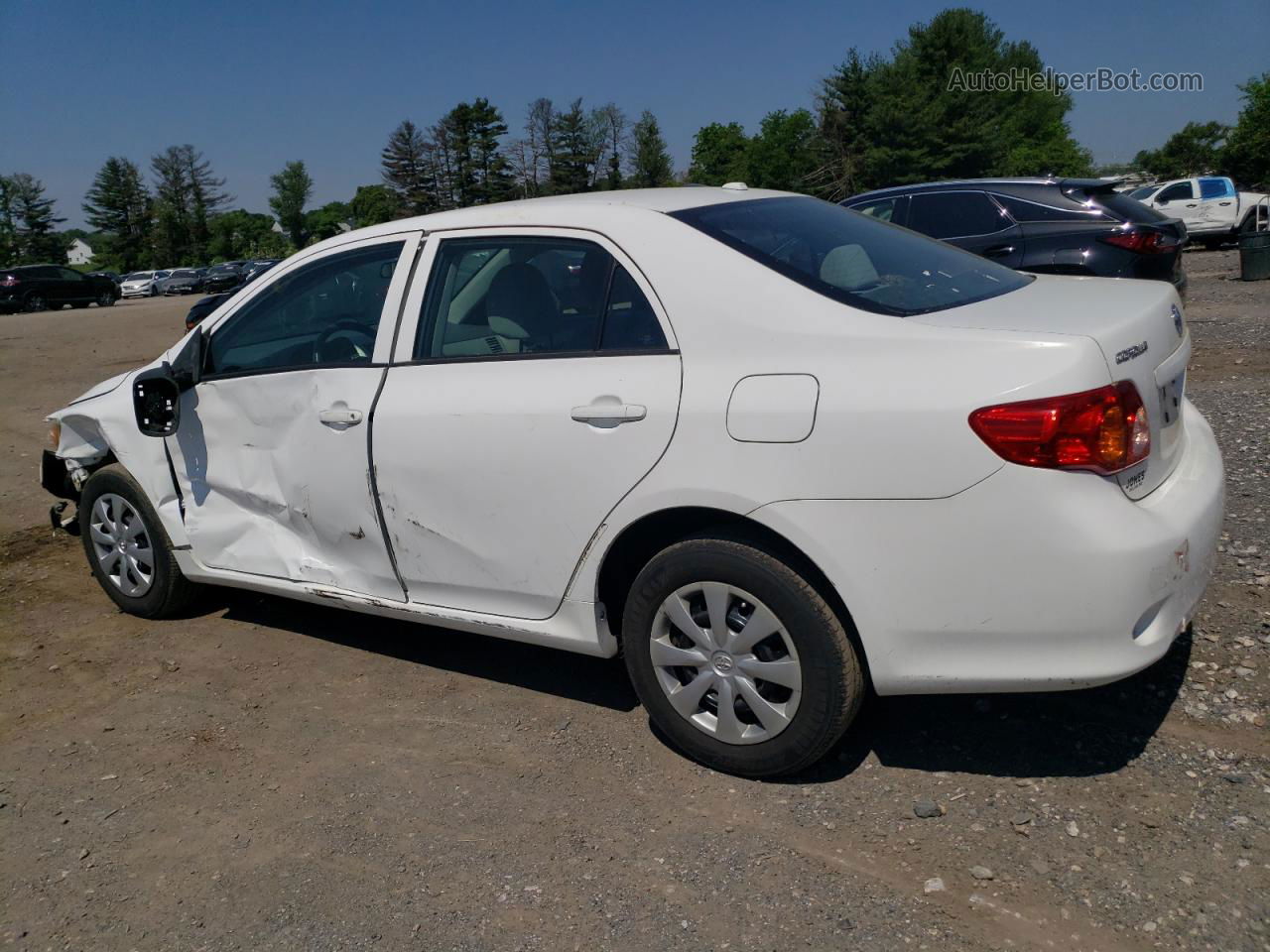 2010 Toyota Corolla Base White vin: 2T1BU4EE7AC311618