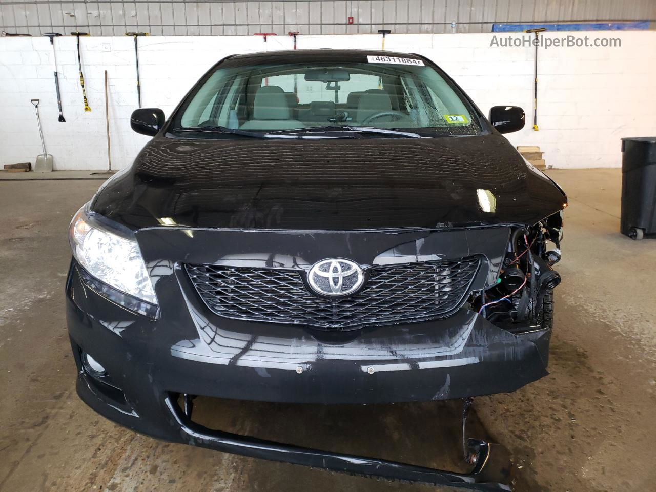 2010 Toyota Corolla Base Black vin: 2T1BU4EE7AC330394