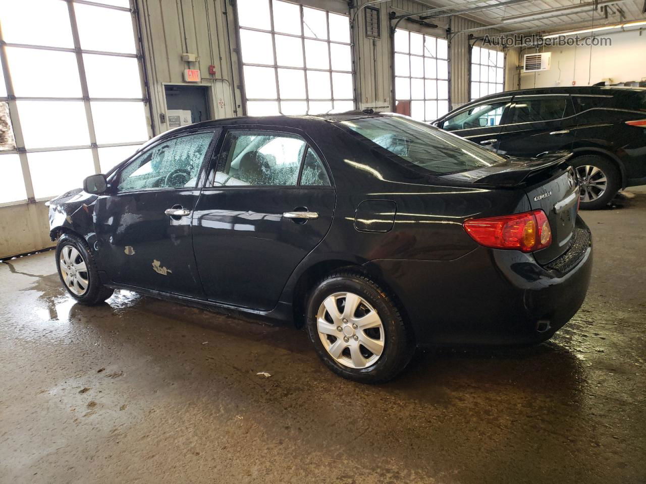 2010 Toyota Corolla Base Black vin: 2T1BU4EE7AC330394