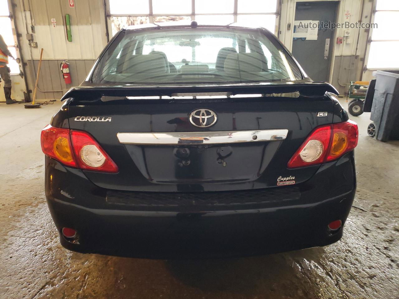 2010 Toyota Corolla Base Black vin: 2T1BU4EE7AC330394