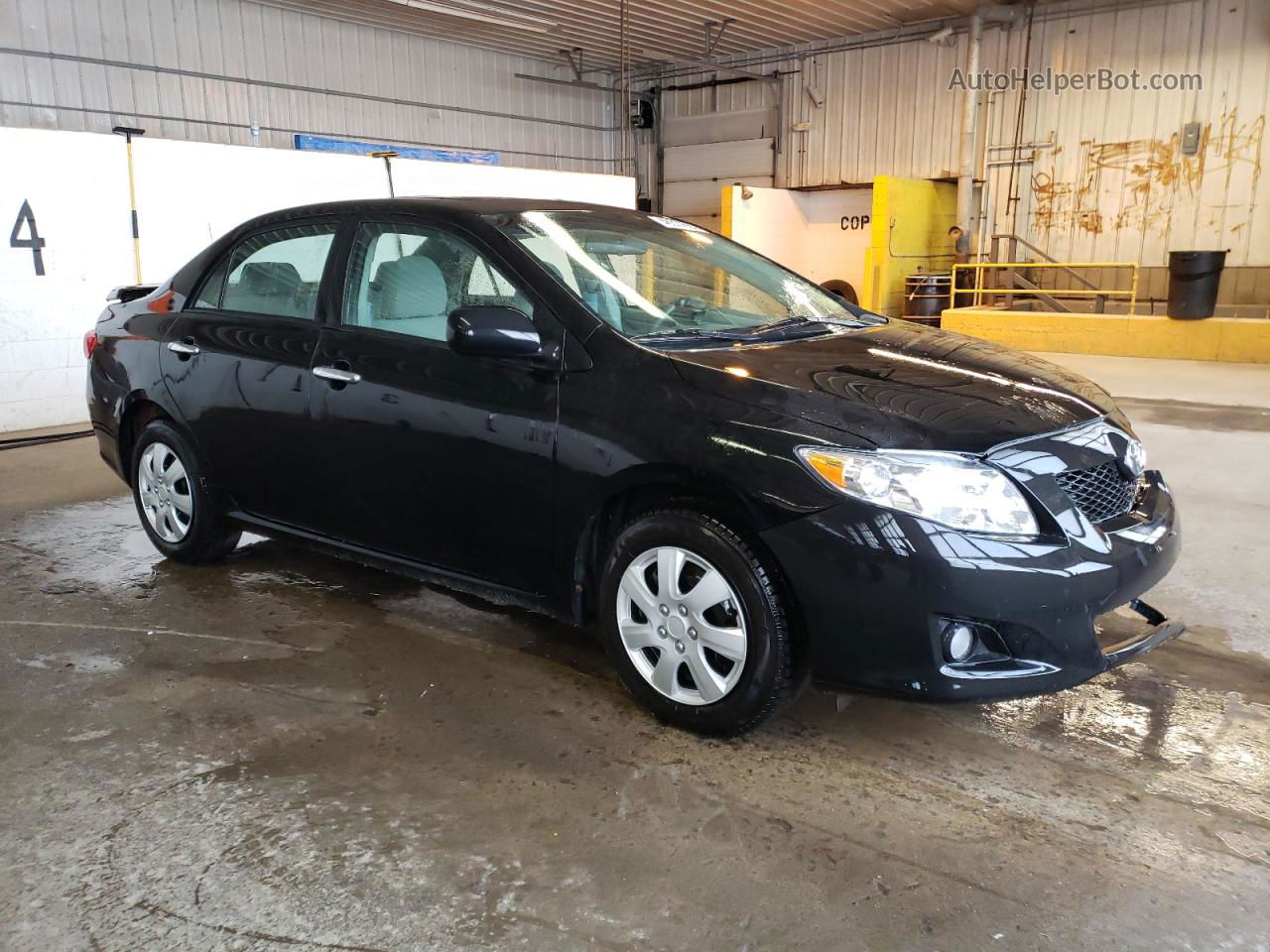 2010 Toyota Corolla Base Black vin: 2T1BU4EE7AC330394