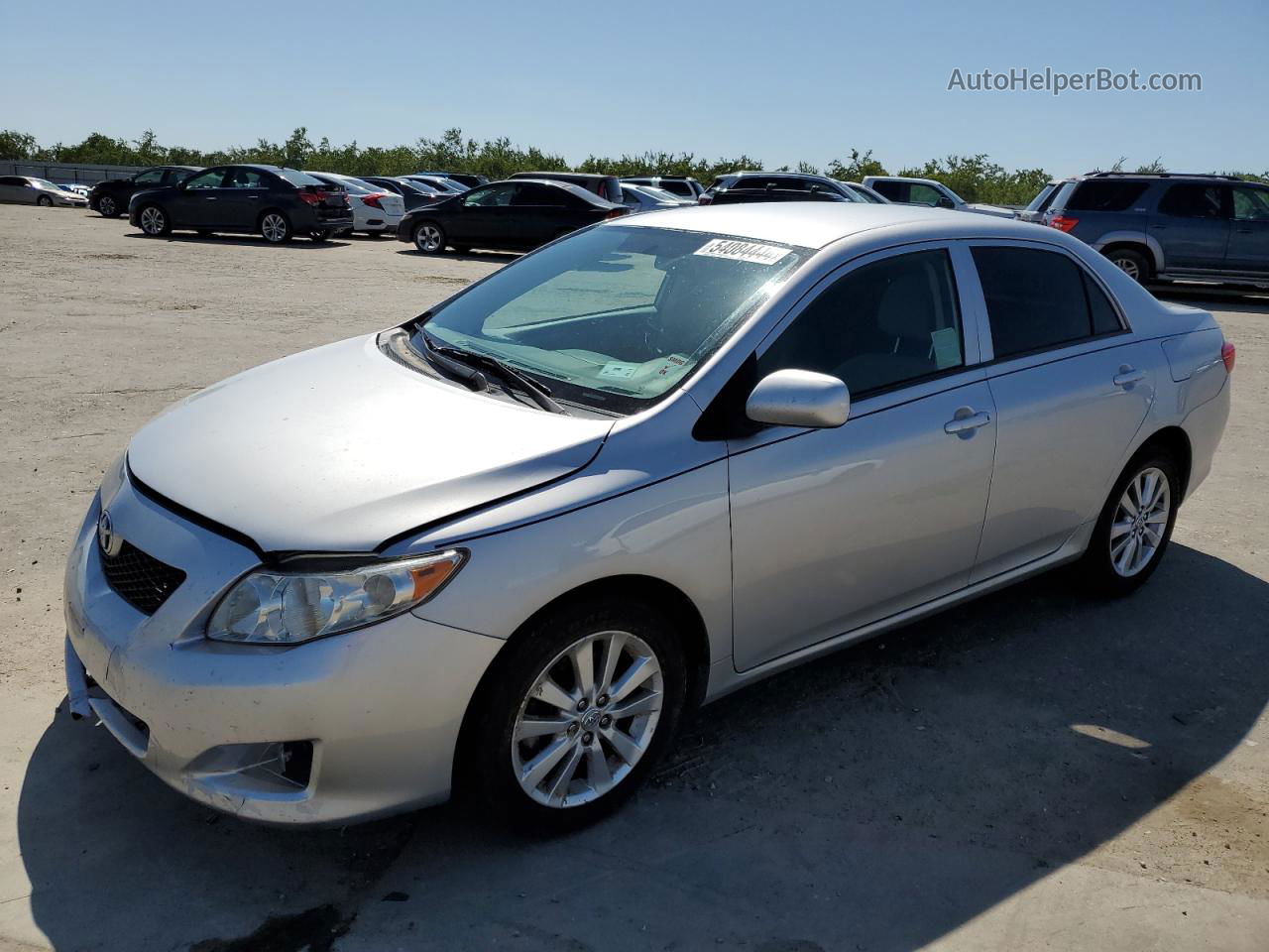 2010 Toyota Corolla Base Серый vin: 2T1BU4EE7AC348605