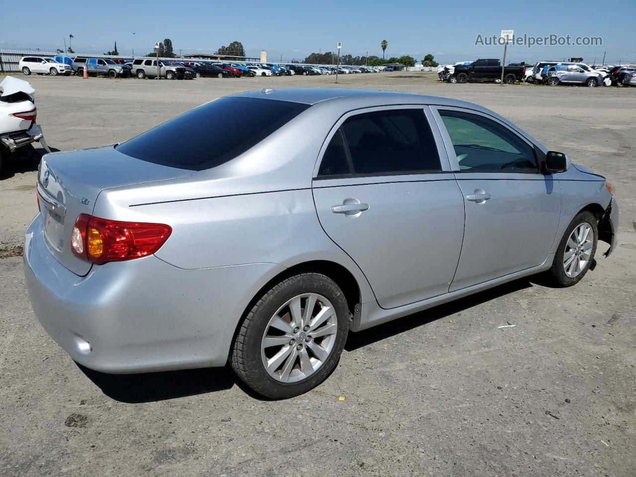 2010 Toyota Corolla Base Серый vin: 2T1BU4EE7AC348605