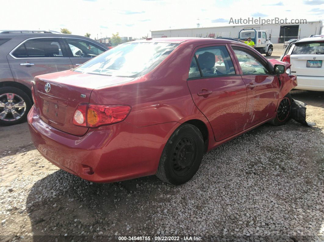 2010 Toyota Corolla Le Красный vin: 2T1BU4EE7AC354842