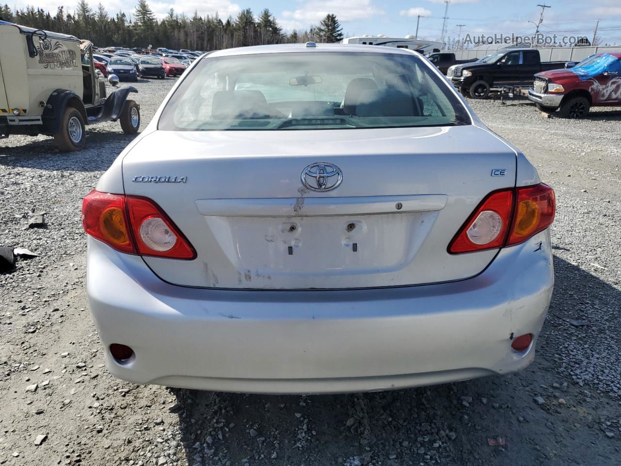 2010 Toyota Corolla Base Silver vin: 2T1BU4EE7AC415848