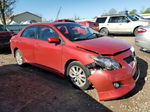 2010 Toyota Corolla Base Red vin: 2T1BU4EE7AC478660