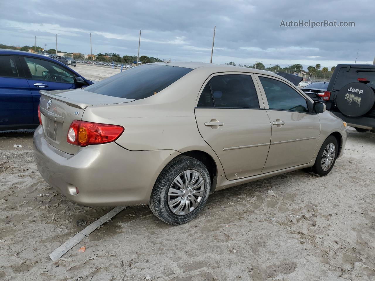 2010 Toyota Corolla Base Gold vin: 2T1BU4EE7AC487794