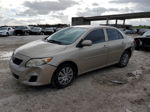 2010 Toyota Corolla Base Золотой vin: 2T1BU4EE7AC487794