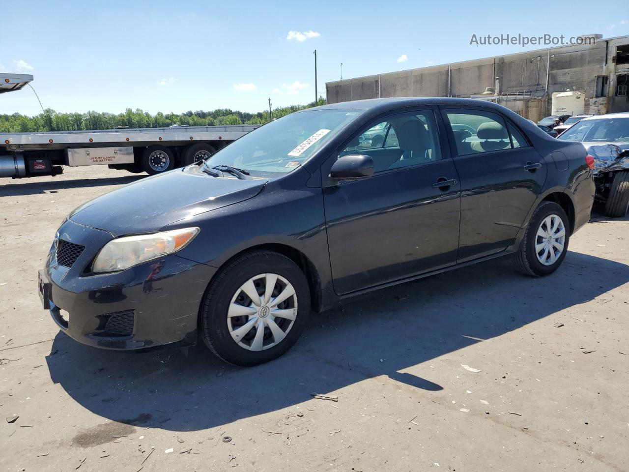 2010 Toyota Corolla Base Черный vin: 2T1BU4EE7AC502939