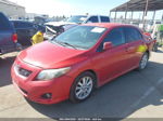 2010 Toyota Corolla S Красный vin: 2T1BU4EE7AC524679