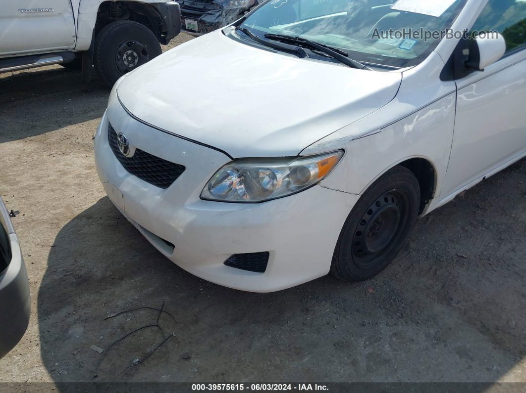 2010 Toyota Corolla Le White vin: 2T1BU4EE7AC532359