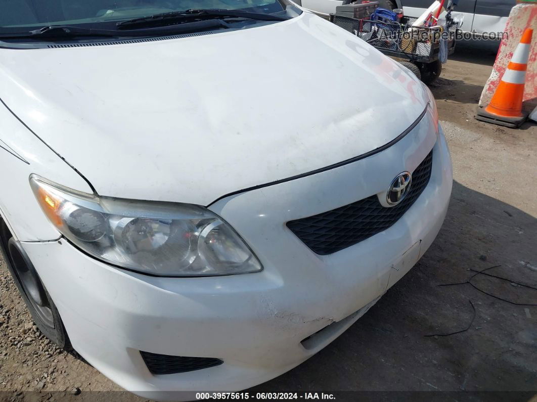 2010 Toyota Corolla Le White vin: 2T1BU4EE7AC532359