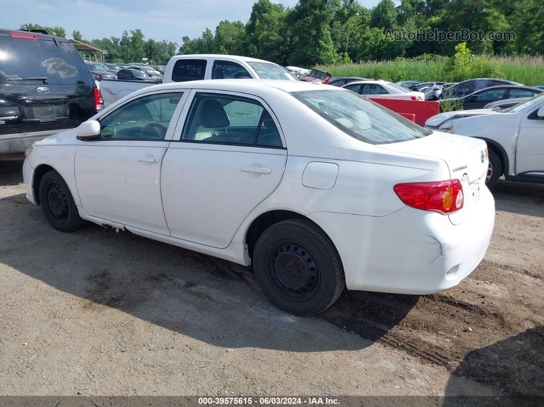 2010 Toyota Corolla Le White vin: 2T1BU4EE7AC532359