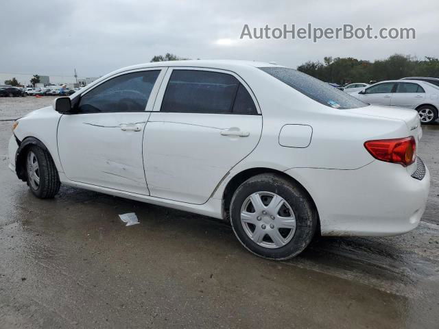 2010 Toyota Corolla Base White vin: 2T1BU4EE8AC240607