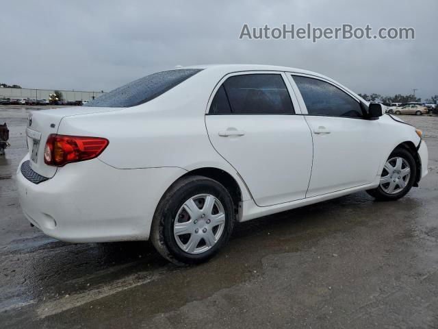 2010 Toyota Corolla Base White vin: 2T1BU4EE8AC240607