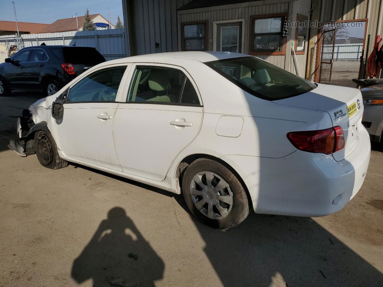 2010 Toyota Corolla Base White vin: 2T1BU4EE8AC282324