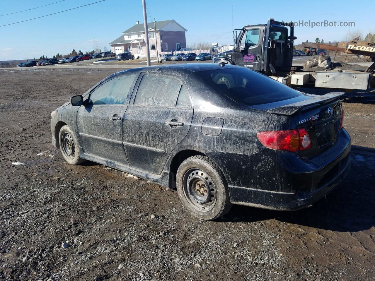 2010 Toyota Corolla Base Black vin: 2T1BU4EE8AC285966