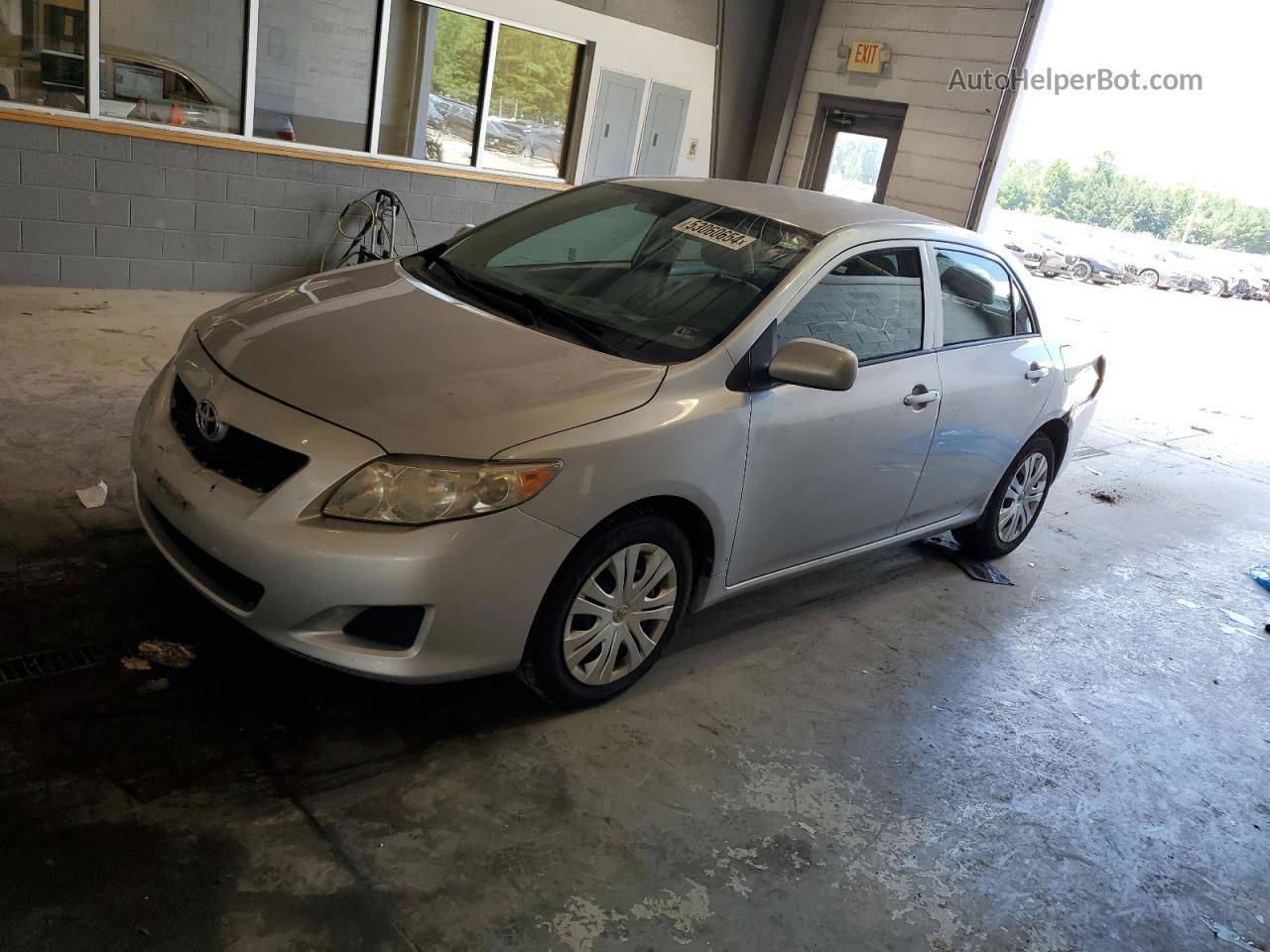 2010 Toyota Corolla Base Silver vin: 2T1BU4EE8AC322384