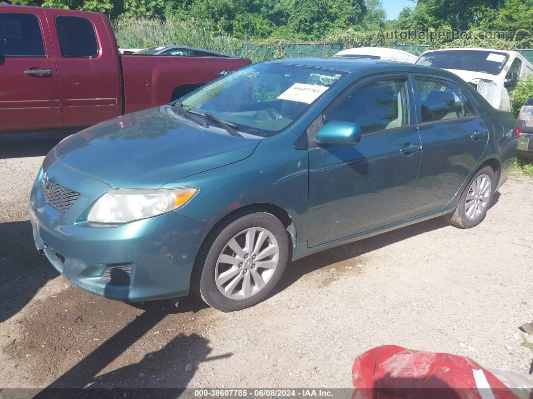 2010 Toyota Corolla Le Green vin: 2T1BU4EE8AC358494