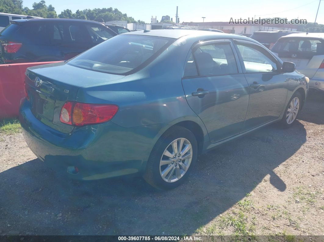 2010 Toyota Corolla Le Green vin: 2T1BU4EE8AC358494