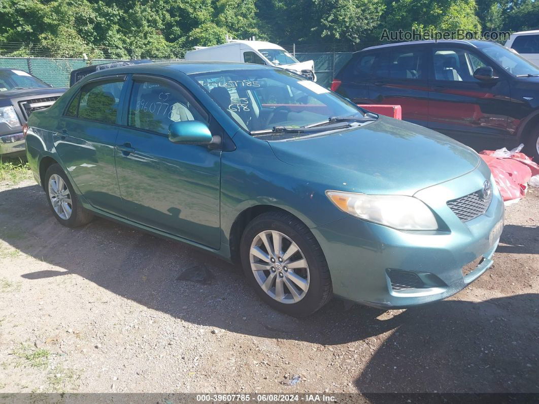 2010 Toyota Corolla Le Green vin: 2T1BU4EE8AC358494