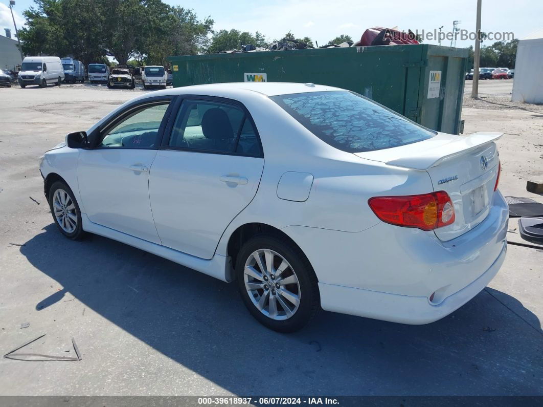 2010 Toyota Corolla S White vin: 2T1BU4EE8AC403028