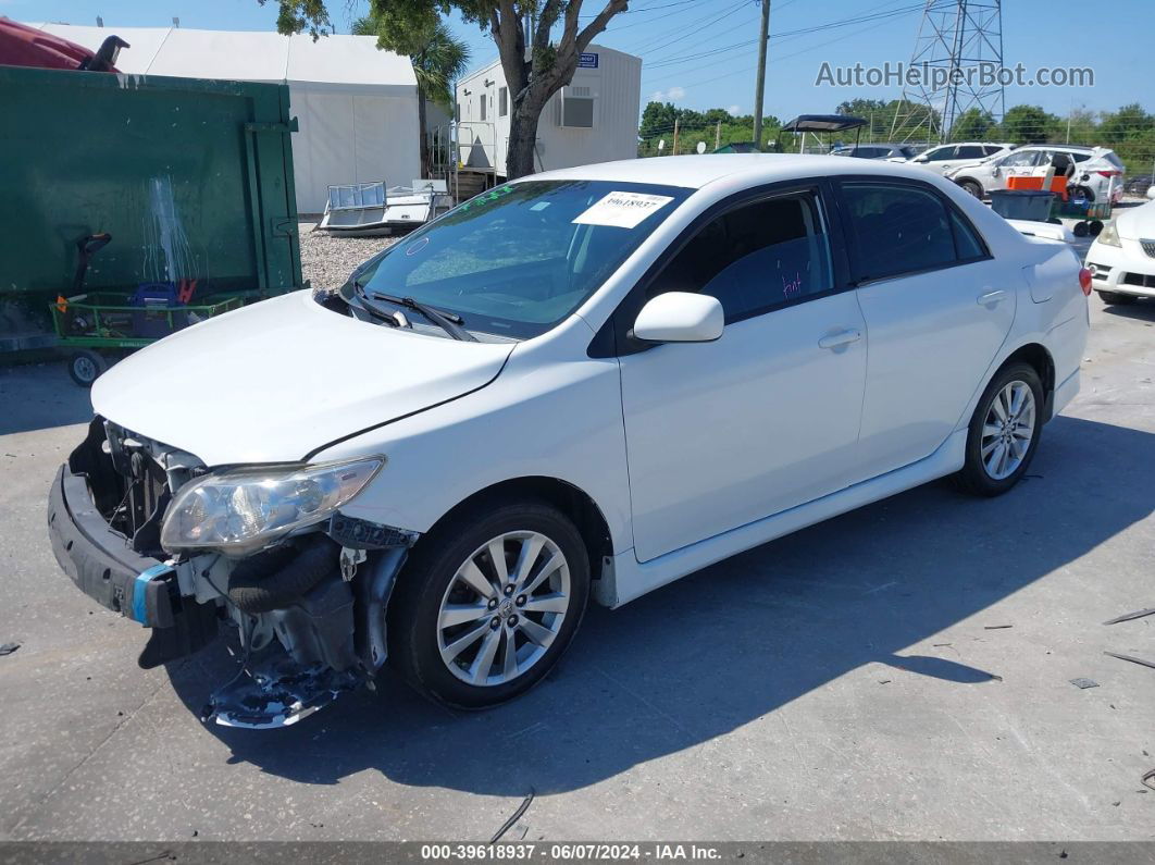 2010 Toyota Corolla S White vin: 2T1BU4EE8AC403028