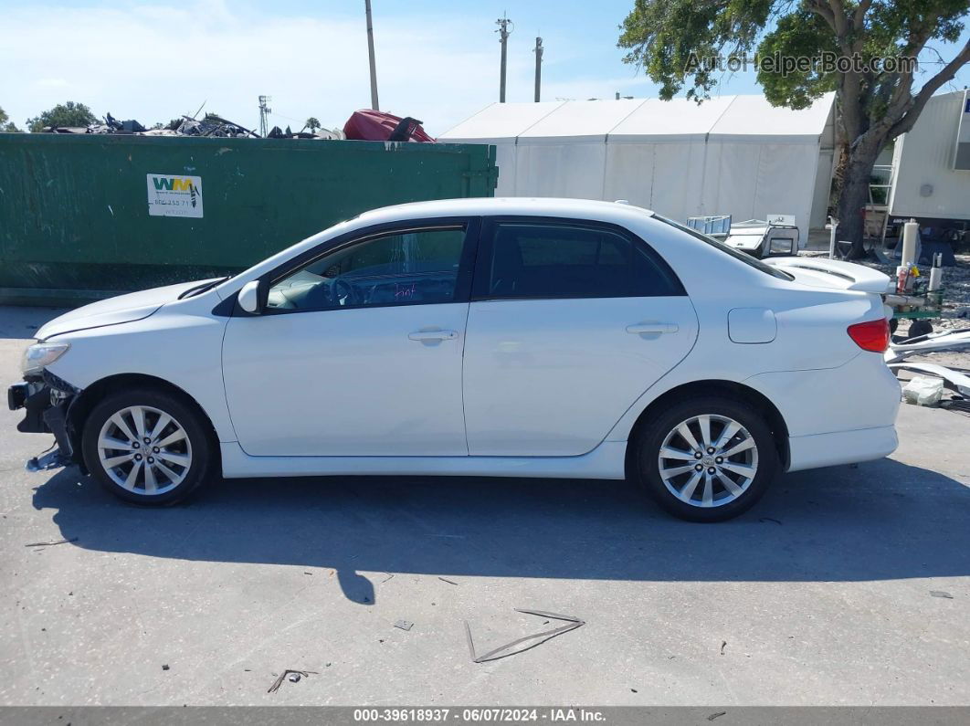 2010 Toyota Corolla S White vin: 2T1BU4EE8AC403028