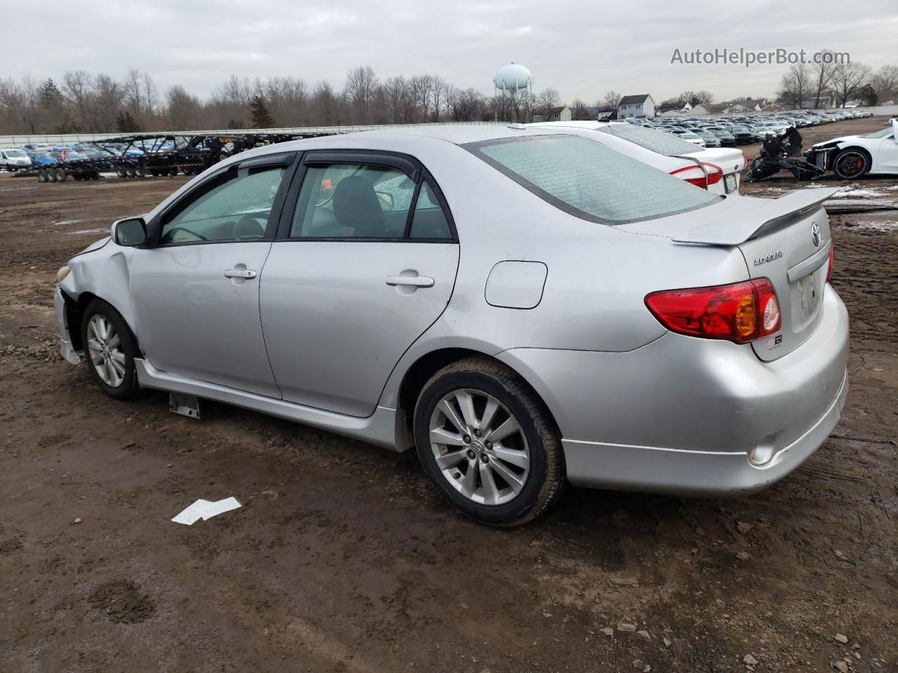 2010 Toyota Corolla Base Серебряный vin: 2T1BU4EE8AC417026