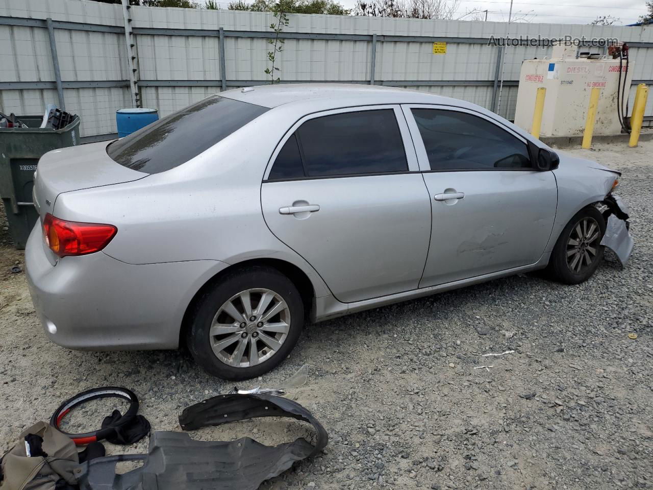 2010 Toyota Corolla Base Silver vin: 2T1BU4EE8AC429807