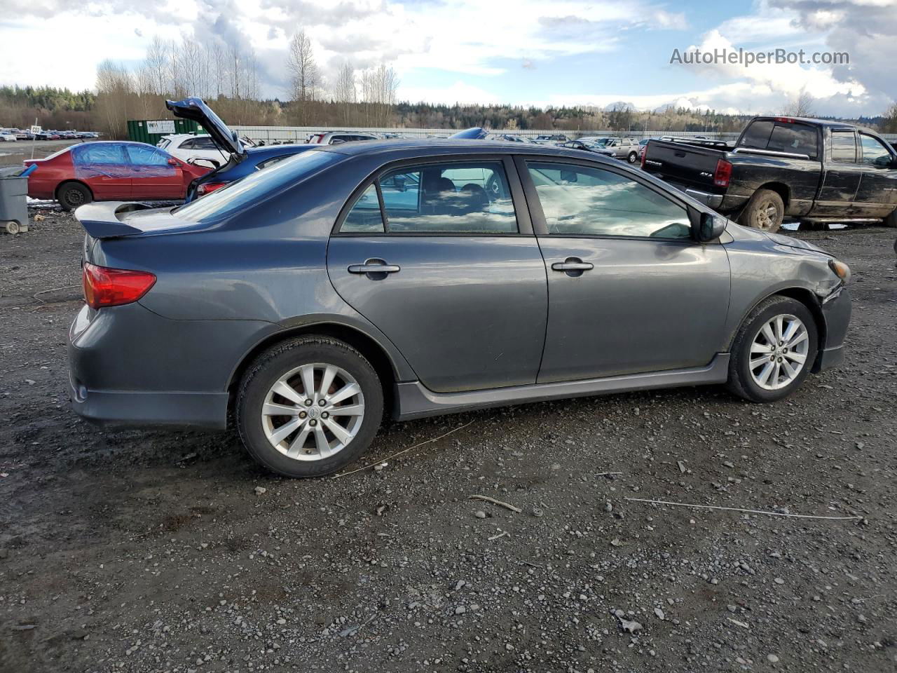 2010 Toyota Corolla Base Gray vin: 2T1BU4EE8AC430598