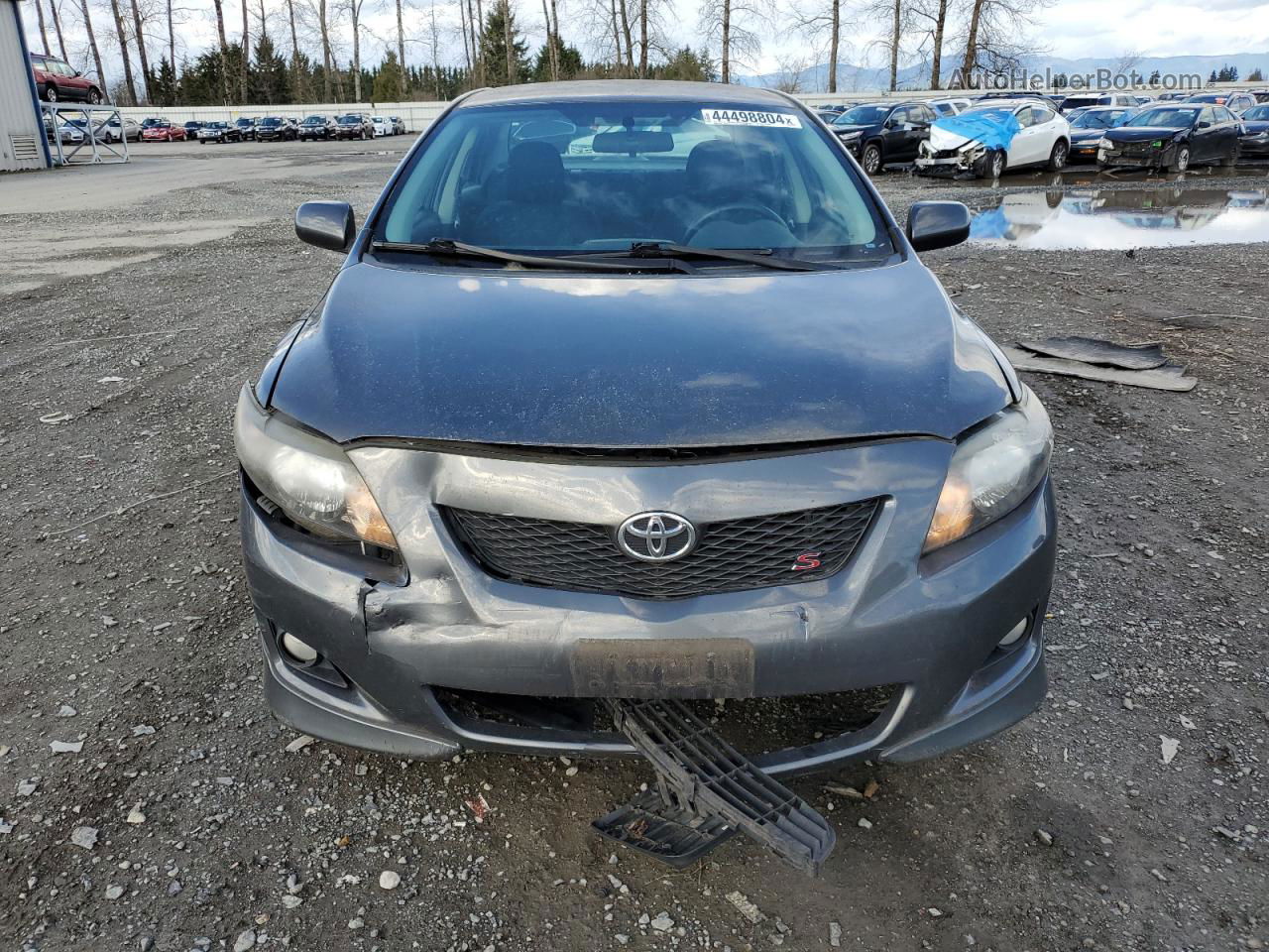 2010 Toyota Corolla Base Gray vin: 2T1BU4EE8AC430598