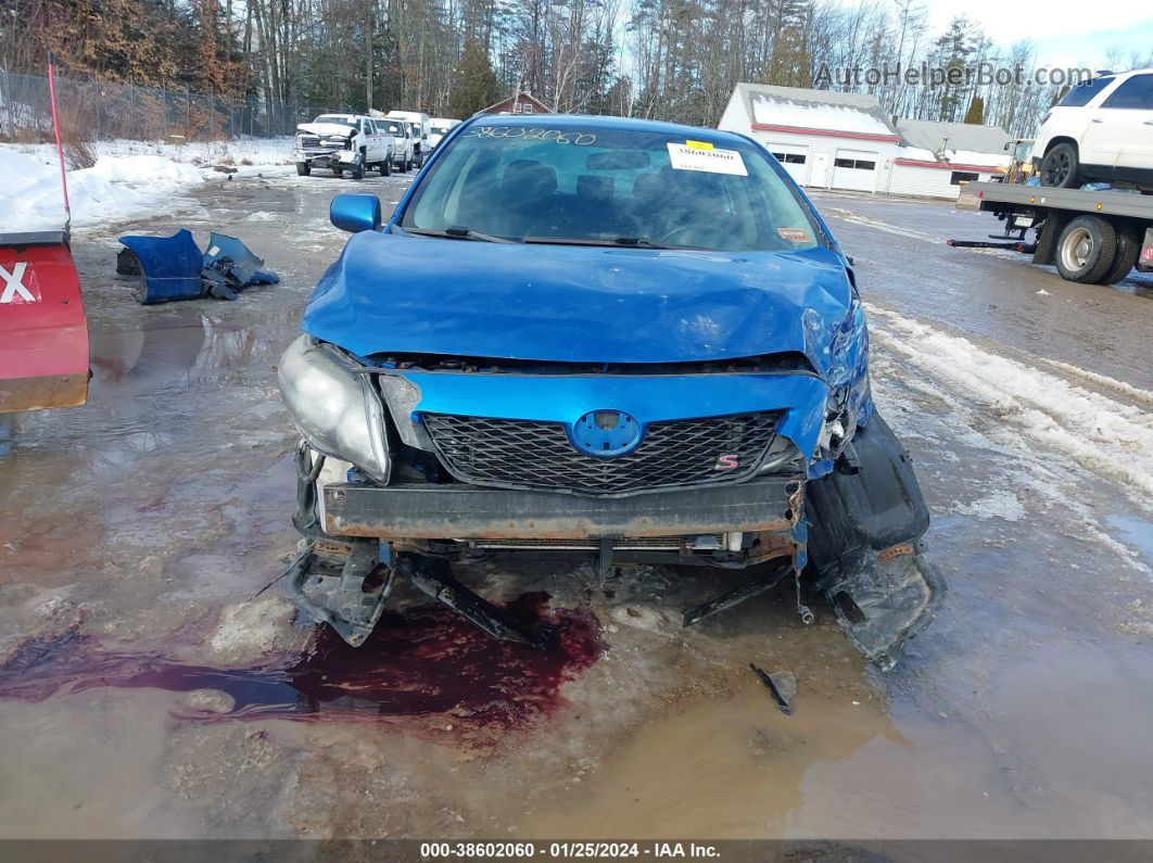 2010 Toyota Corolla S Blue vin: 2T1BU4EE8AC466954