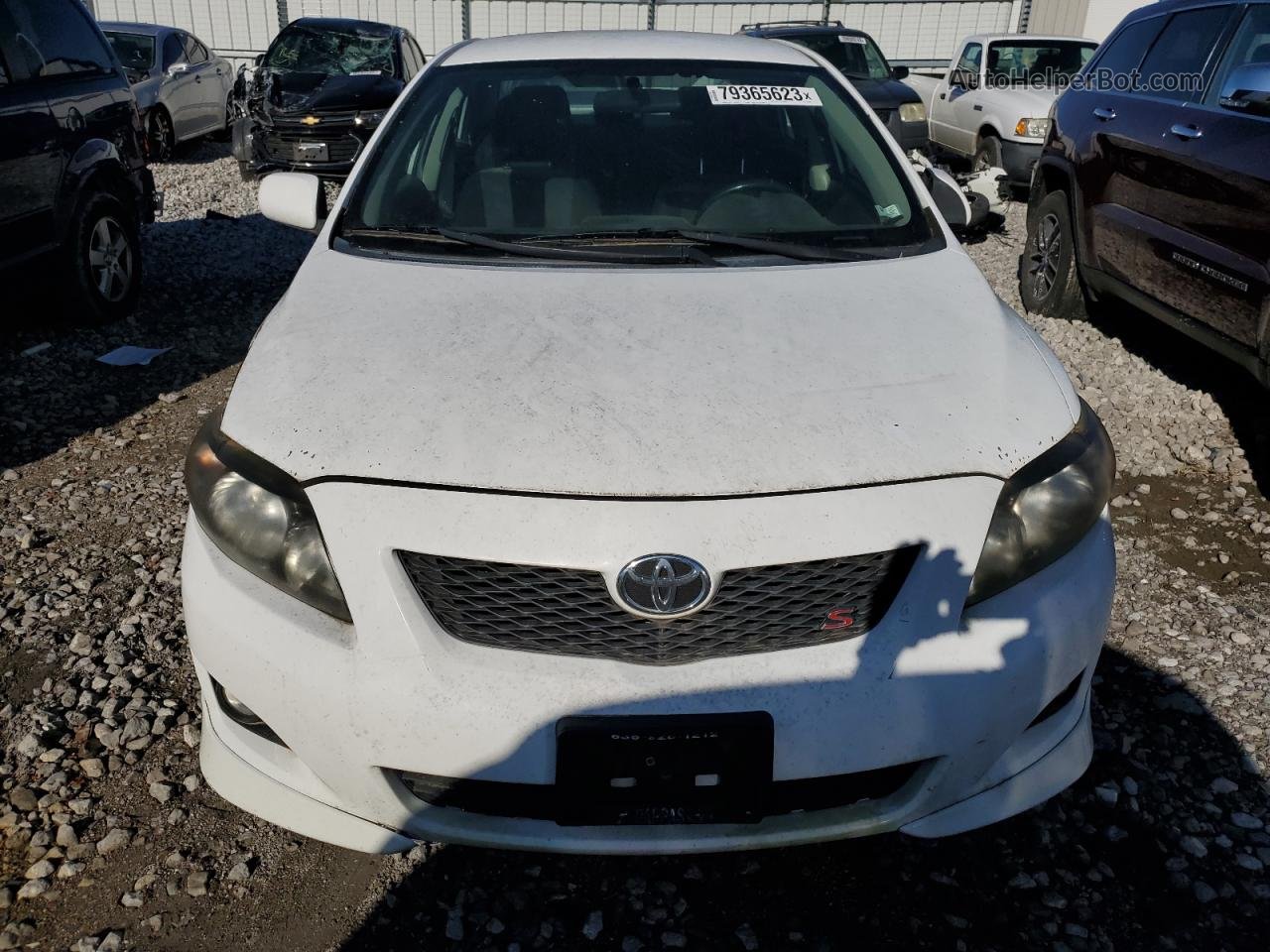 2010 Toyota Corolla Base White vin: 2T1BU4EE8AC468543